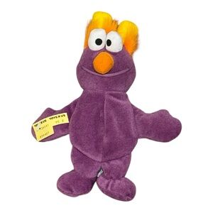 Vintage 1997 Tyco Sesame Street Beans Purpl Honker Plush Toys R Us 90s Nostalgia